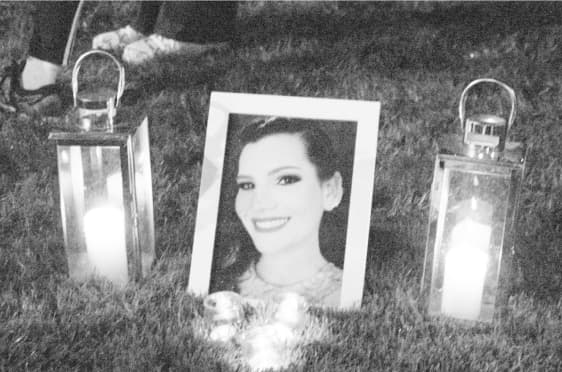 A vigil for Josie Ribero